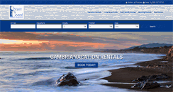 Desktop Screenshot of cambriacoastrentals.com